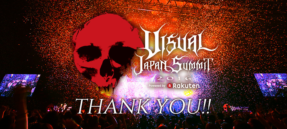 12/22(金)WOWOWライブ「VISUAL JAPAN SUMMIT 2016」再放送