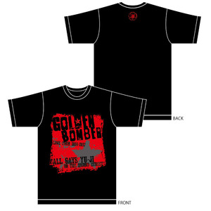 「オールゲイズ二丁目のユウジ」メンズTシャツB（黒L)
