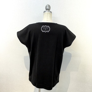 「オールゲイズ二丁目のユウジ」レディースTシャツ(黒) (3)