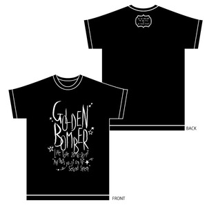 「オールゲイズ二丁目のユウジ」レディースTシャツ(黒) (1)